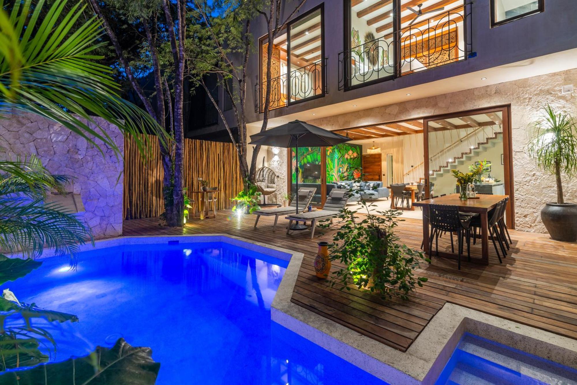 El Rey Loro - Lux 4 Bed Villa @Bluedeertulum Tulum Exterior foto